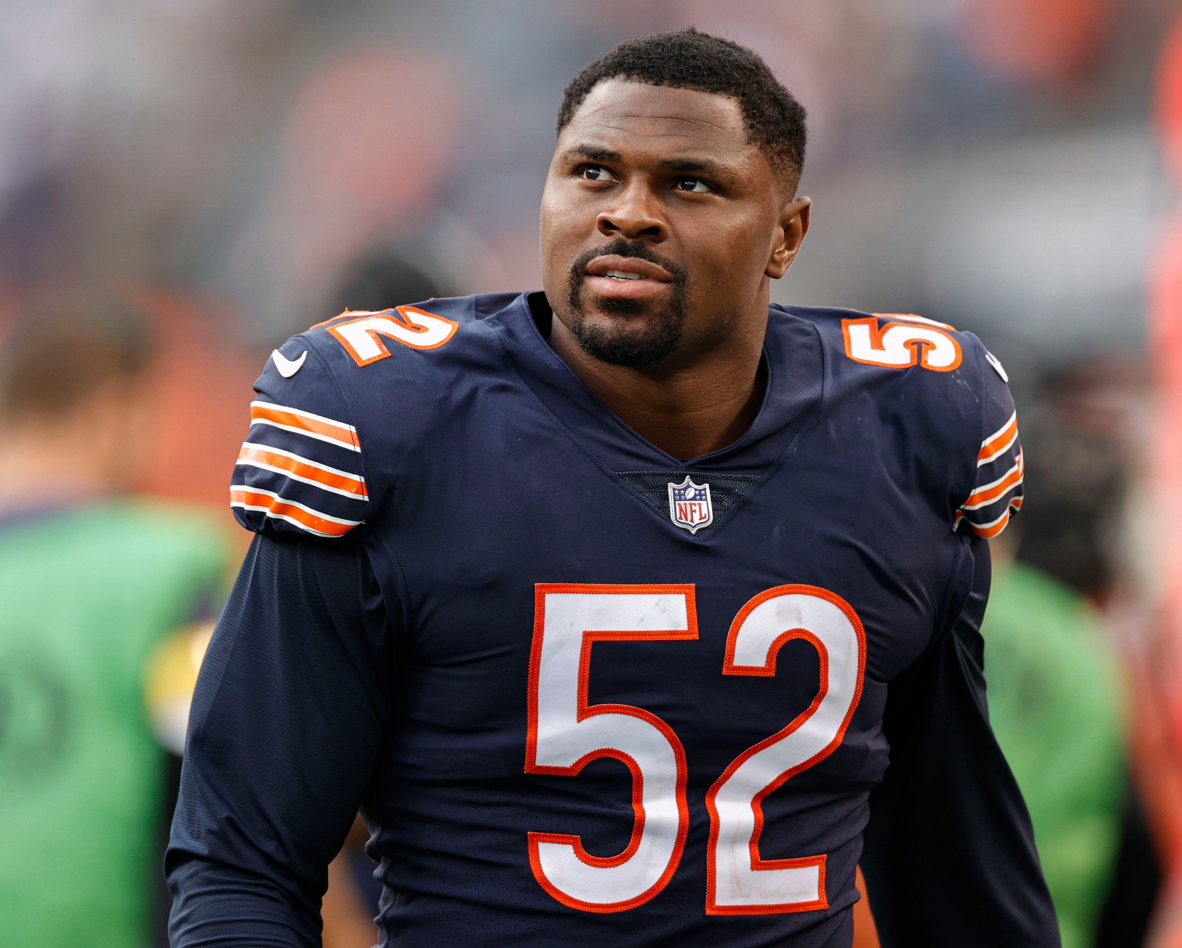 OLB Khalil Mack: Traded to Chargers (previous team: Bears)